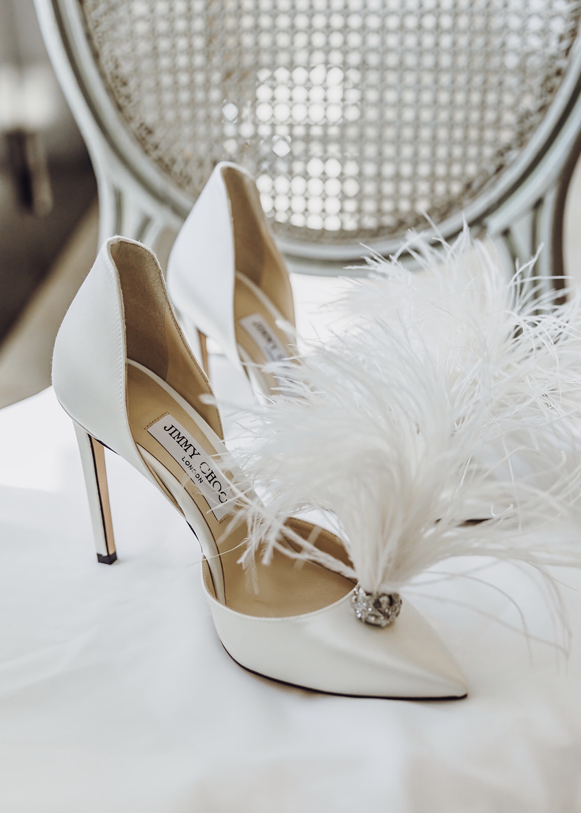 Les chaussures de la mariée