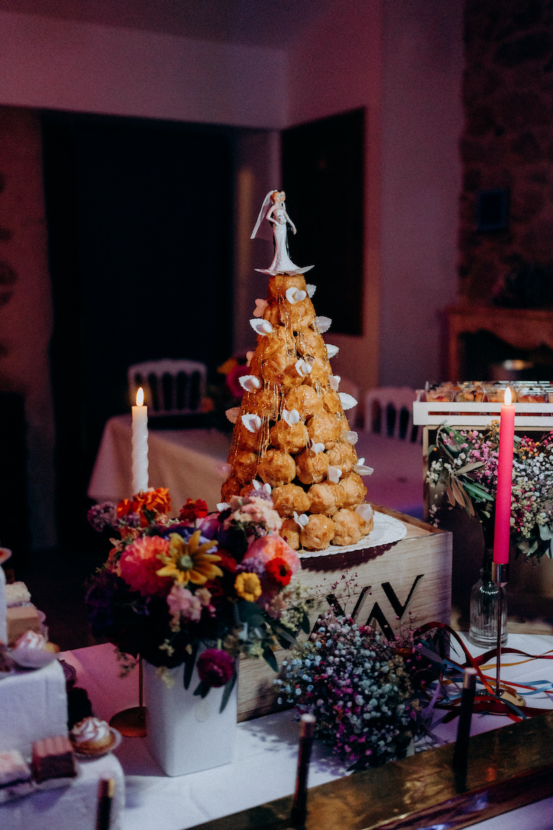 Une pièce montée pour un mariage